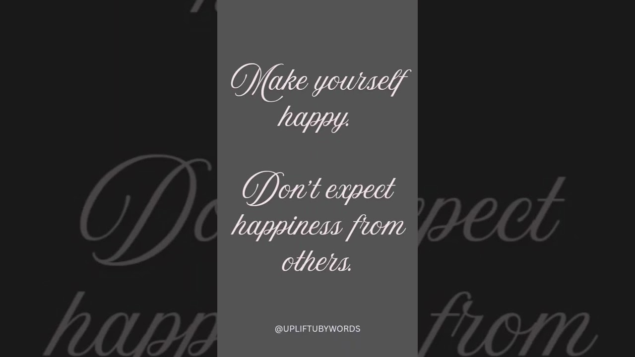 Be happy in your own company 💕 