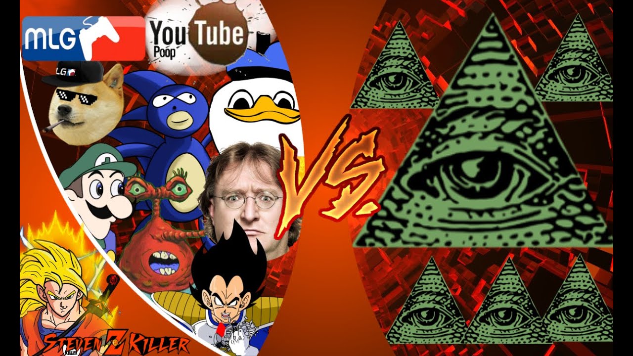 MLG and YOUTUBE POOP vs ILLUMINATI! FINAL FACE-OFF! Cartoon Fight Club Episode 33 REACTION!!!