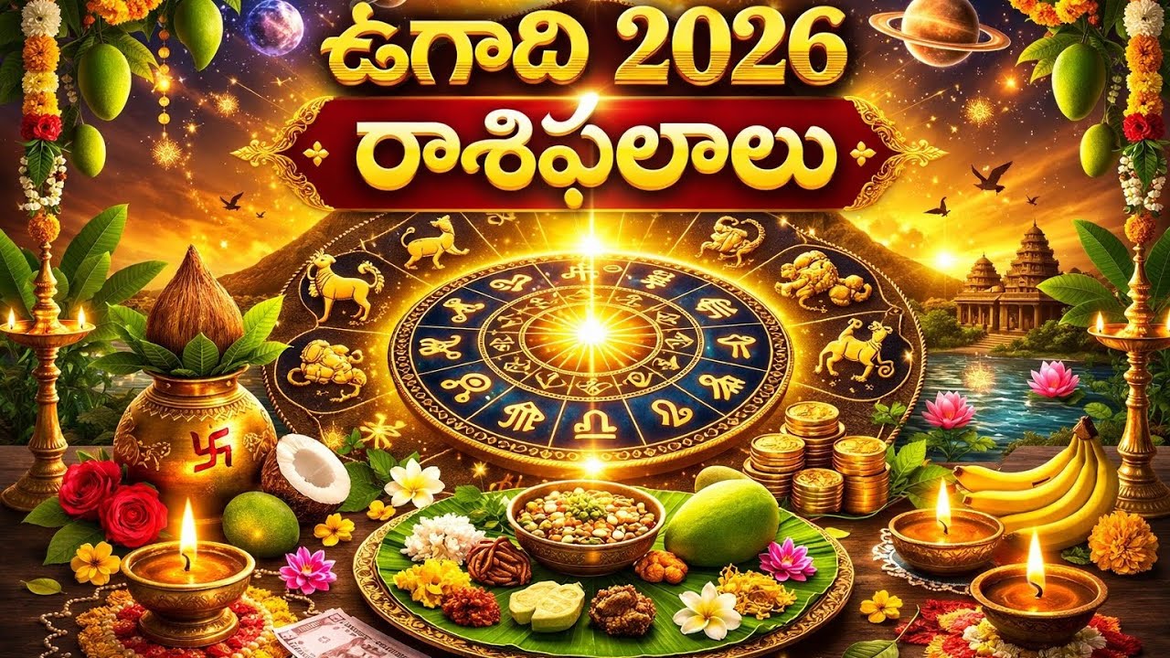 👉 ఉగాది 2026 రాశిఫలాలు | Ugadi 2026 Rasi Phalalu | 12 రాశుల పూర్తి ఫలితాలు