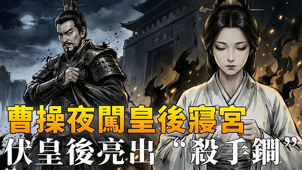曹操夜入漢獻帝伏皇后寢宮，見她蜷縮在床角渾身發抖，一把扯住她的衣袖，獰笑說：陛下尚且自身難保，你這皇后，還敢對我擺架子？#三國 #曹操 #漢獻帝
