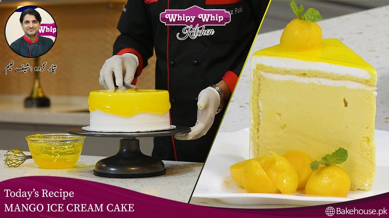 Scrumptious Mango Ice Cream Cake|Eid Third Day Special Dessert|Mouth-Watering Recipes by Milkyz Food