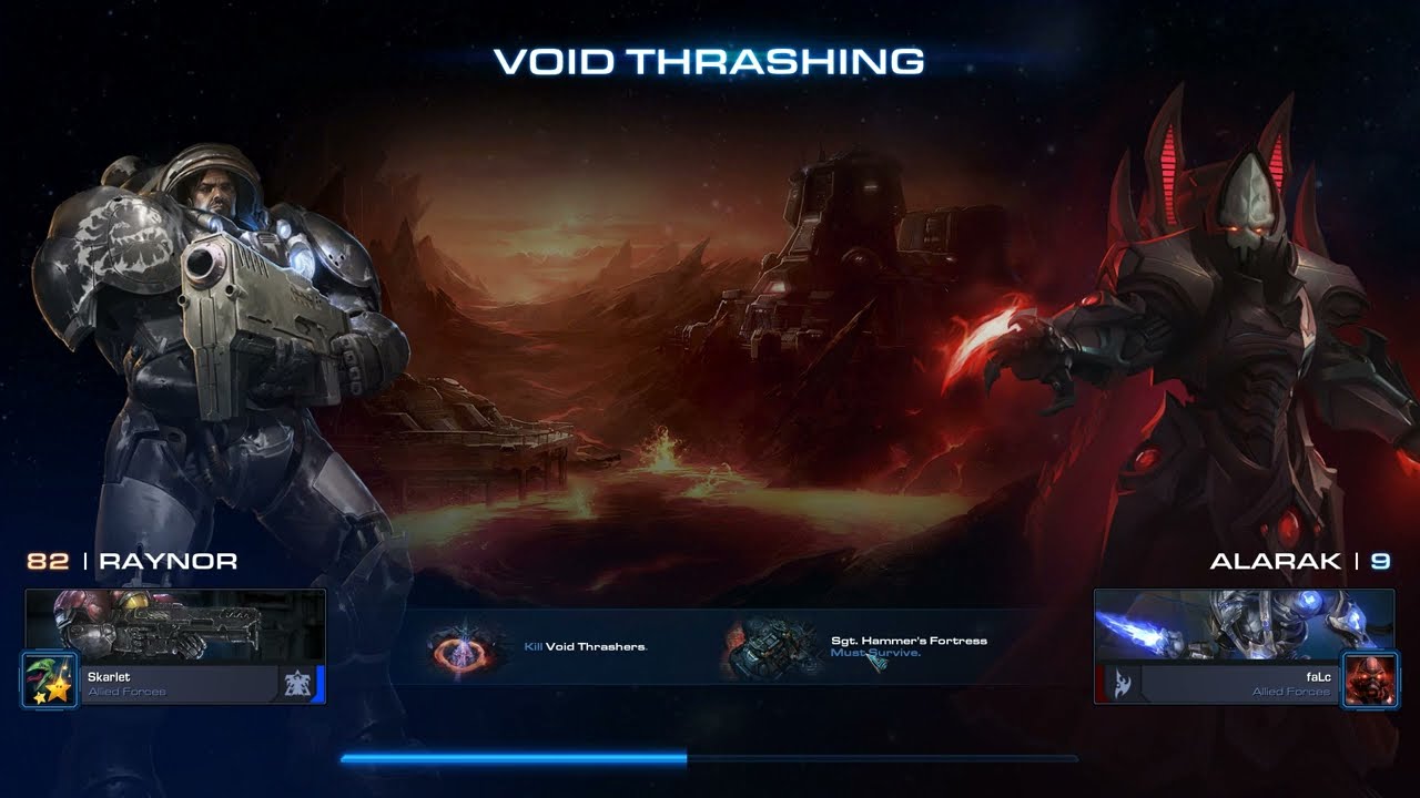 Starcraft II Co-Op: RAYNOR | 82 & ALARAK | 384 - Mission - VOID TRASHING - Brutal