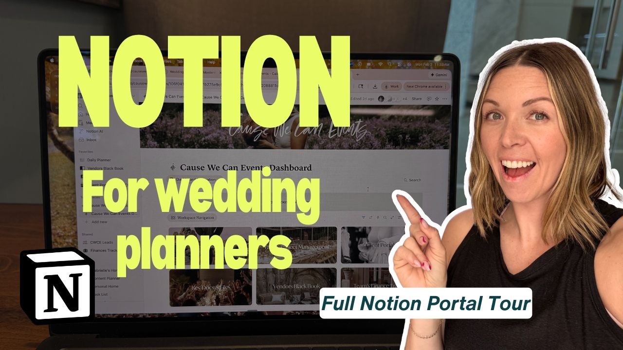 FULL NOTION TOUR of my Wedding Planning Dashboard