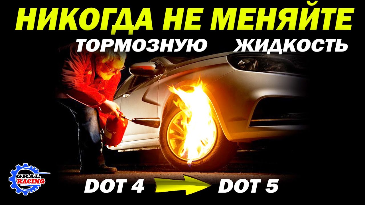 Тормозная жидкость - Dot3 - Dot4 - Dot5 - Dot5.1