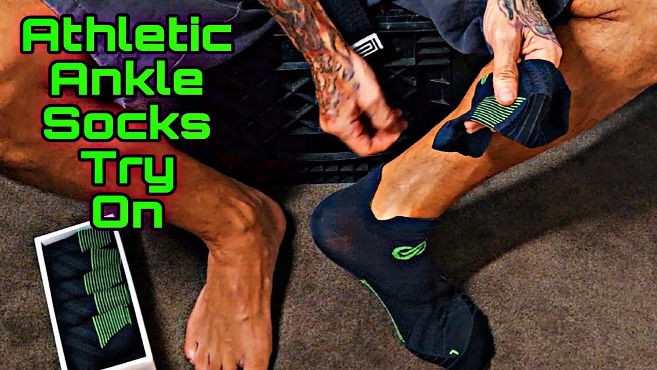 Paplus Ankle Compression Socks (Men's & Women's) Try On & Close Look