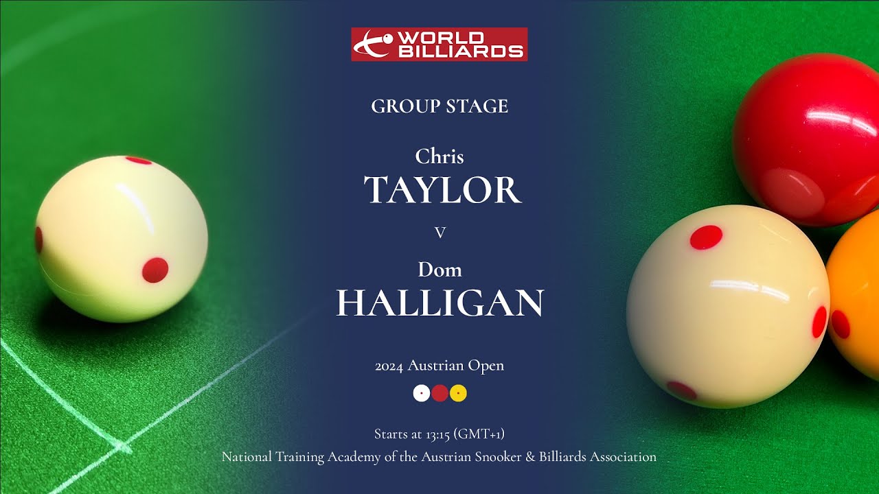 Chris Taylor vs Dom Halligan | 2024 Austrian Open | Group Stages