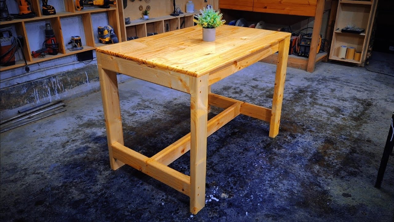 งานไม้ ทำโต๊ะฉบับช้าๆ #diy #woodidea #woodworking #wood #pallet #woodidea #diyprojects 