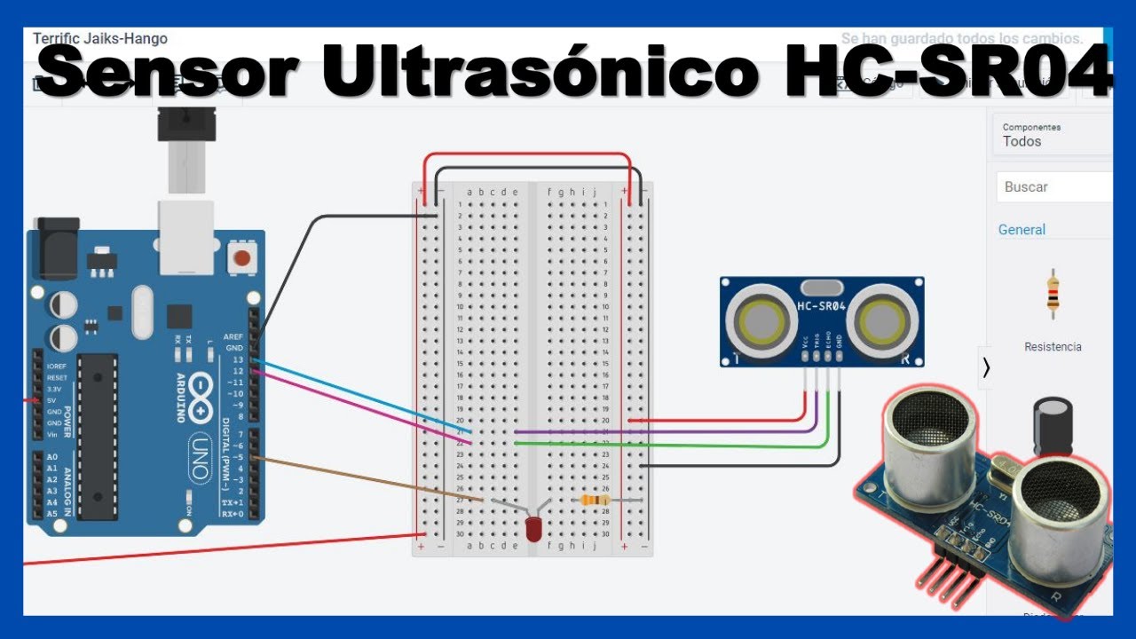✅ Sensor Ultrasónico en Arduino - Simulación en TINKERCAD