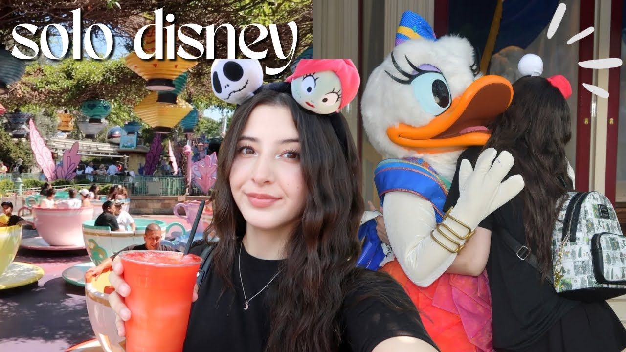 SOLO DISNEYLAND VLOG | pin trading, rides, halloween merch