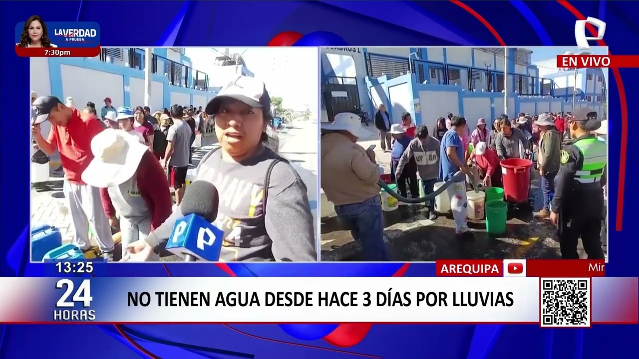 Arequipa en emergencia: Corte de agua persiste por tercer día consecutivo tras lluvias
