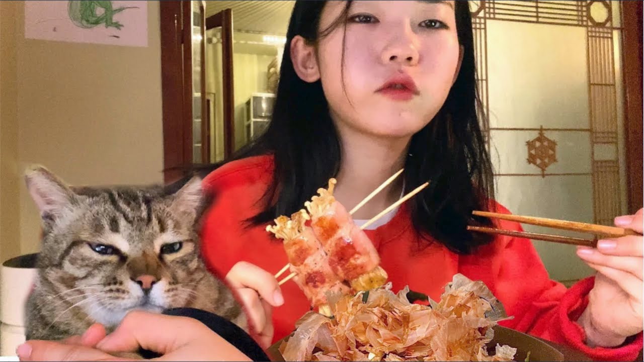 풀근무하고 투다리 꼬치 해먹기🥓