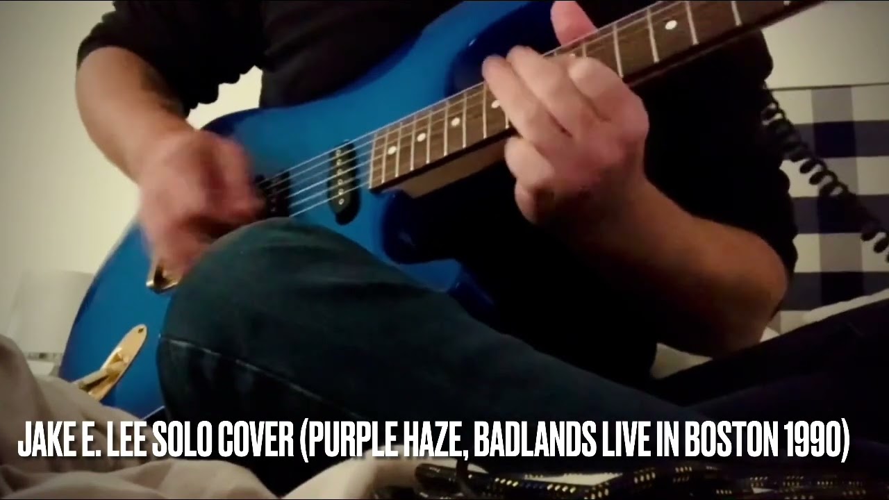 Badlands live / Purple Haze / Jake E Lee Solo Cover