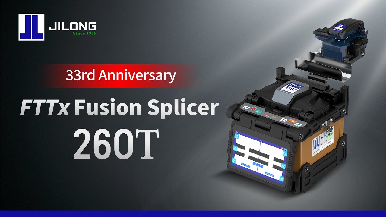 JILONG 33rd Anniversary FTTx Fusion Splicer 260T