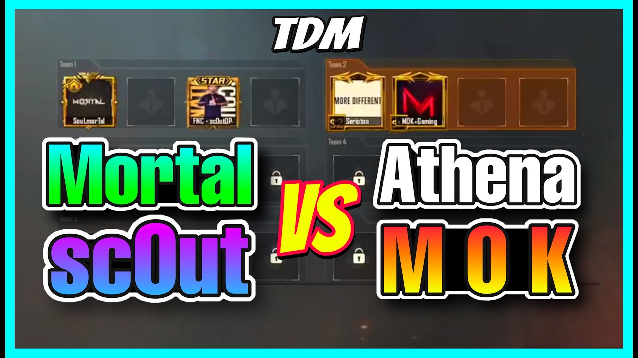 Mortal + Scout VS Athena + MOK | PUBG MOBILE