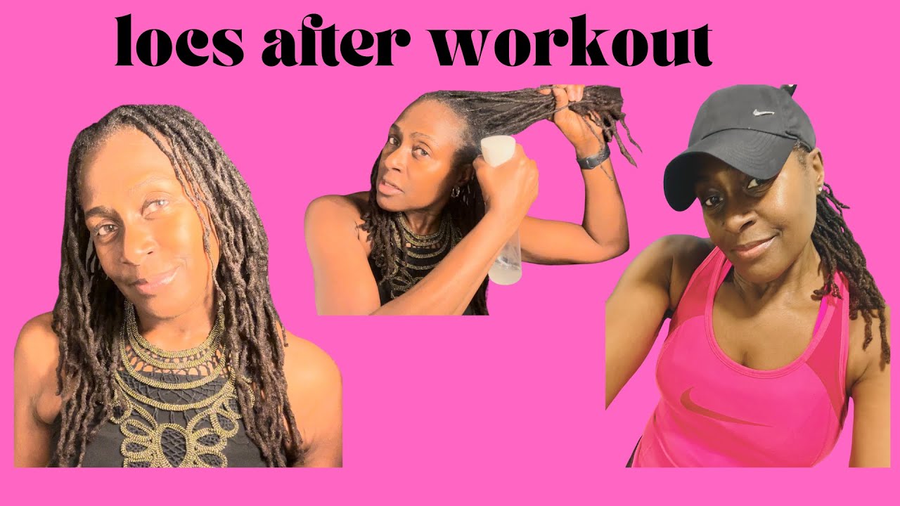 Locs after Workout -How I refresh my Locs after a workout using Peppermint Essential oil.
