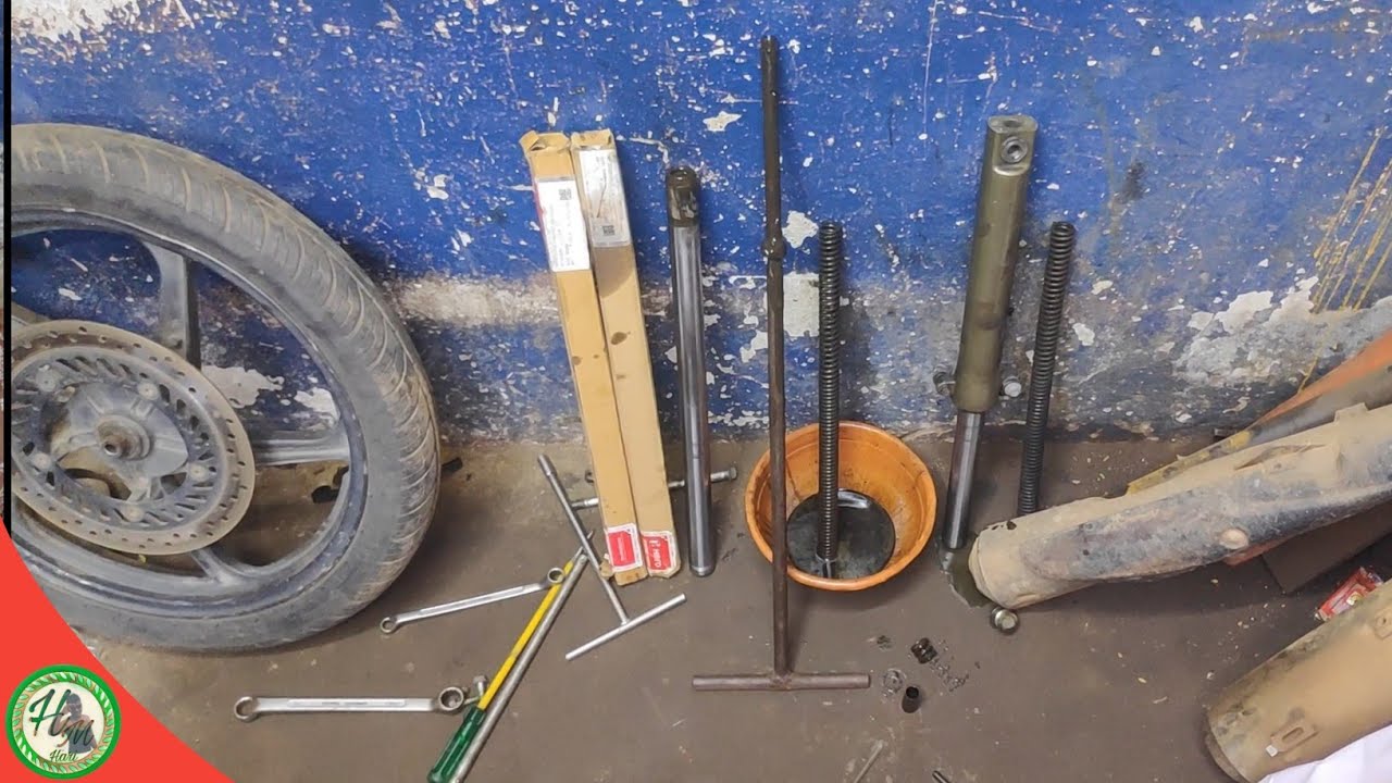 Bike Fork Oil Seal Replacement In Telugu//Hari Mec