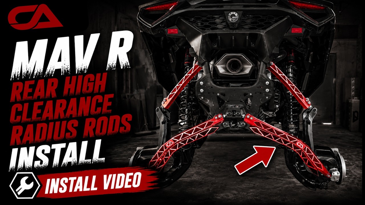 Can-Am Maverick R Rear High Clearance Radius Rod Installation | Step-by-Step Guide