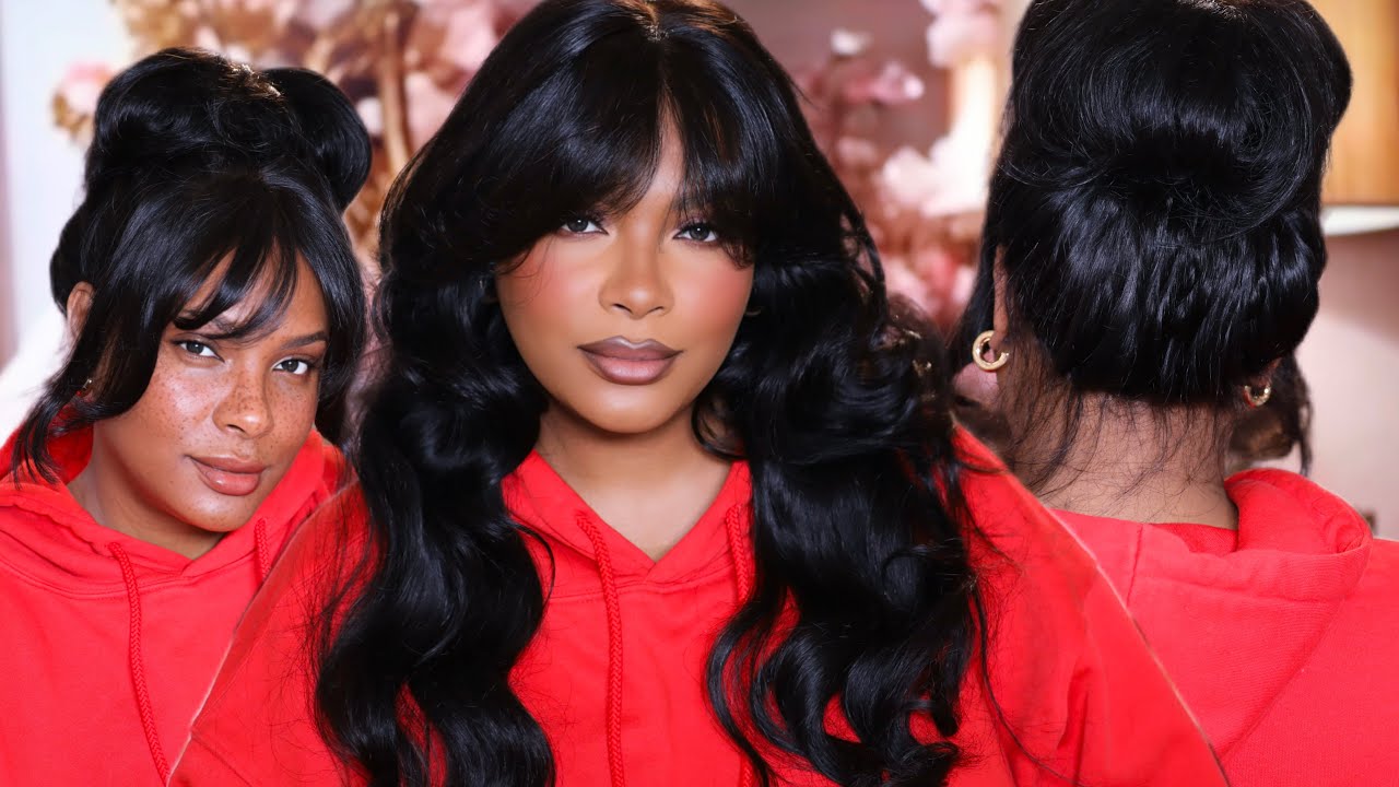 🔥PERFECT NEW BANG WIG!! PRE EVERYTHING FLUFFY LOOSE WAVE BEGINNER FRIENDLY INSTALL| UNice Hair
