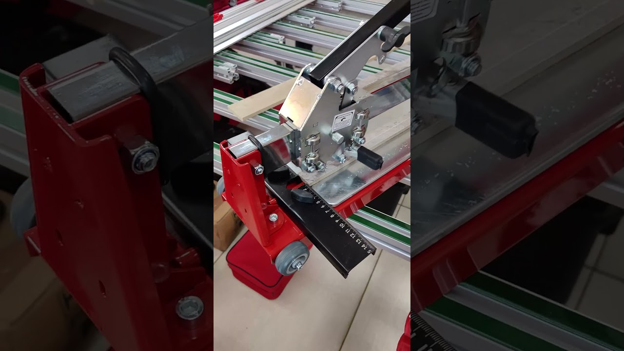 Режем керамогранит на плиткорезе Kristal Favori 127!