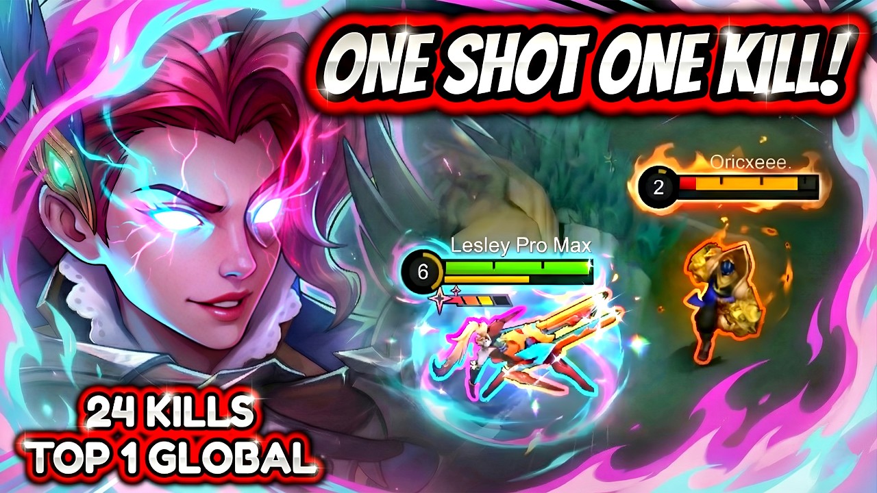 ¡BORRA TANQUES DE UN SOLO DISPARO! LESLEY TOP 1 GLOBAL 80.2% WINRATE! | MOBILE LEGENDS