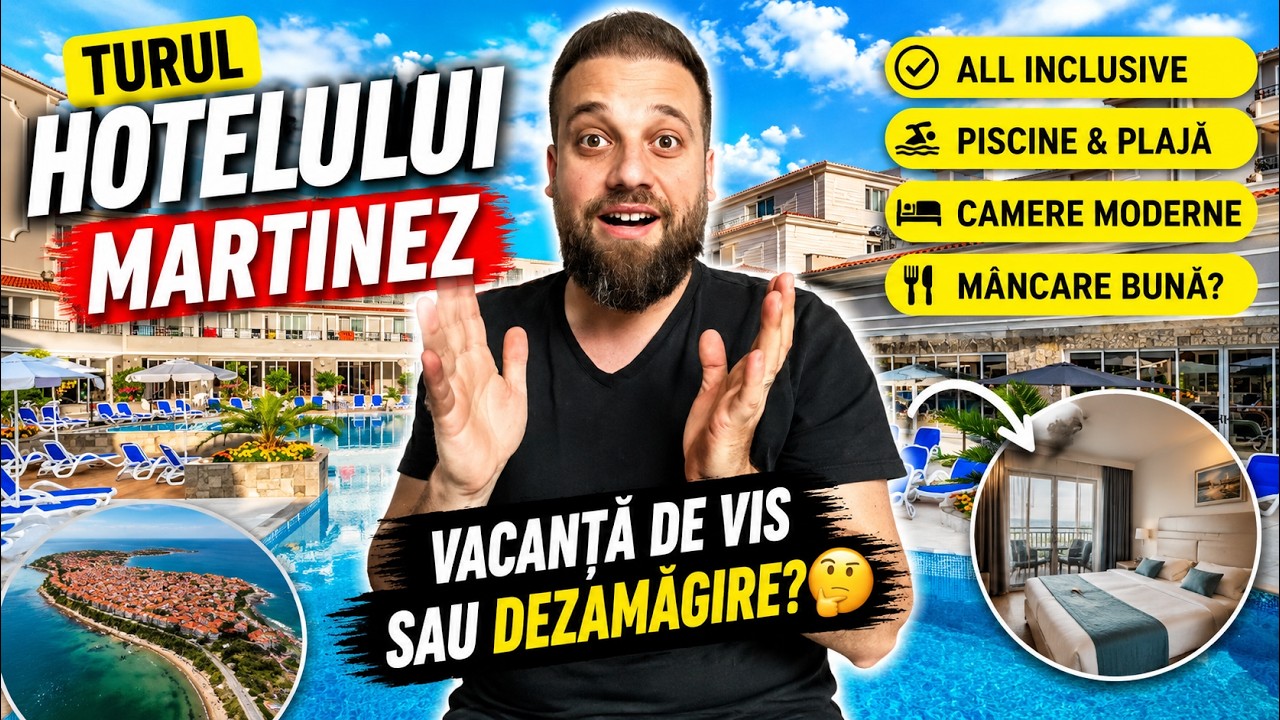 Turul Hotelului Martinez - Vacanță de vis sau dezamăgire? Ce am găsit la Hotel Martinez din Sozopol