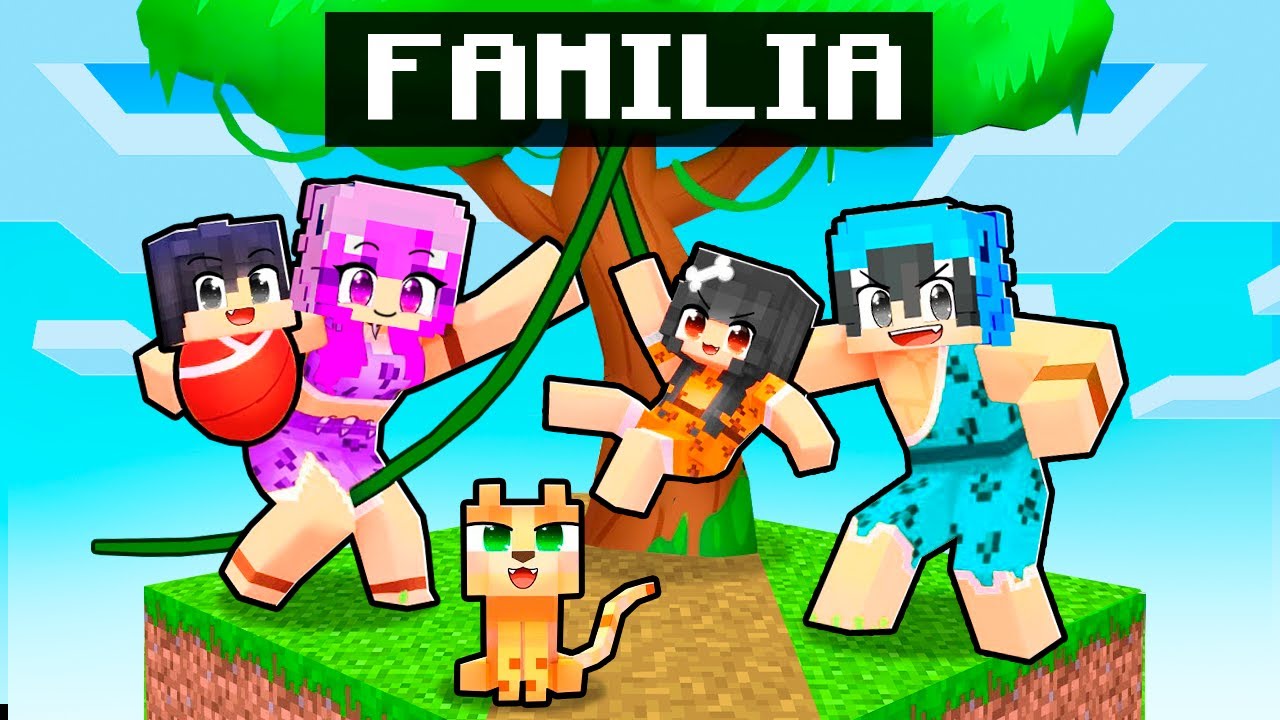 Adopté a Mi Propia Familia SALVAJE en Minecraft