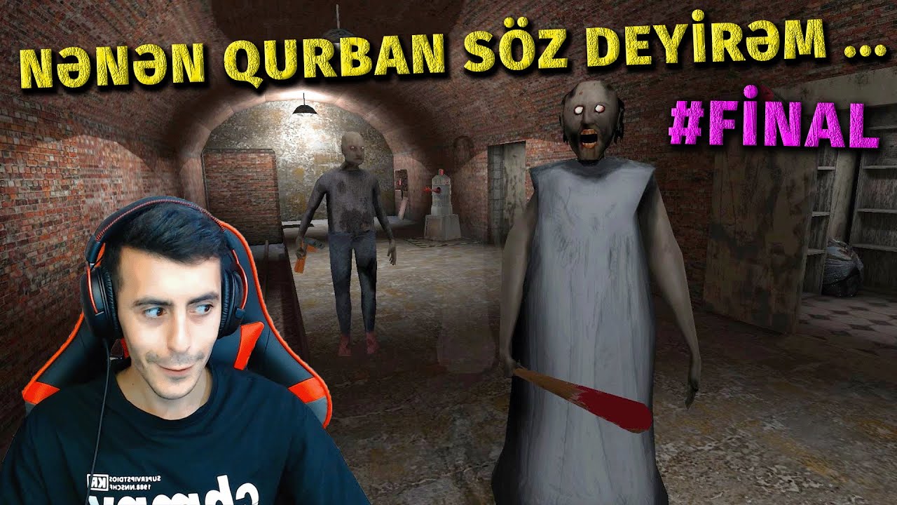 NƏNƏMİN ŞAPALAĞI... 😨😰 FİNAL BÖLÜM | Granny 3 | Qorxulu Oyunlar | #sahmarehmedov