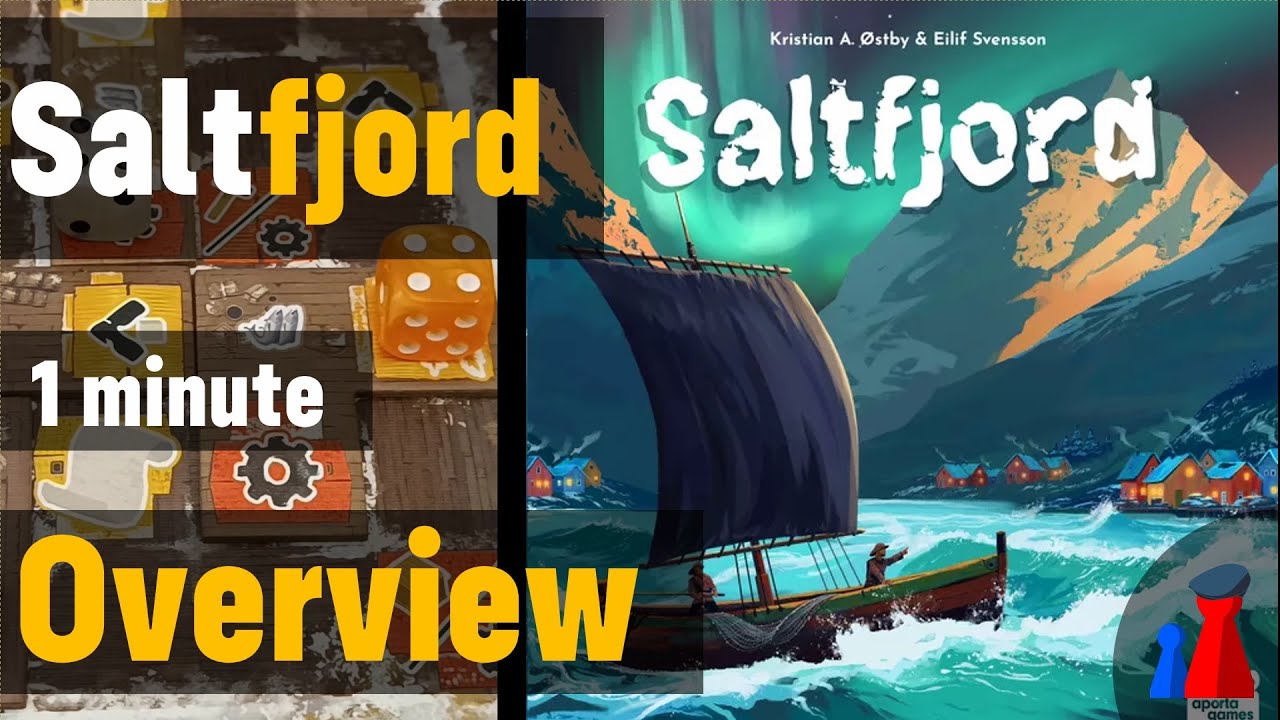 Saltfjord - 1 minuta - Przegląd - Peaky Boardgamer