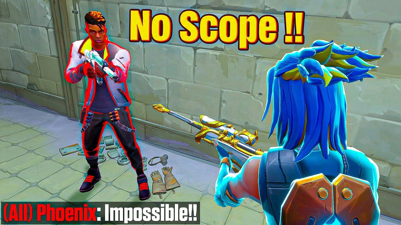 CRAZY OP No-Scope Kills in VALORANT