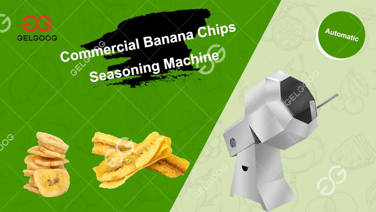 Banana Chips Seasoning Machine Price/Chips Flavoring Machine