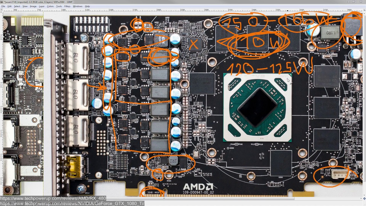 The differences in AMD's and Nvidia power monitoring