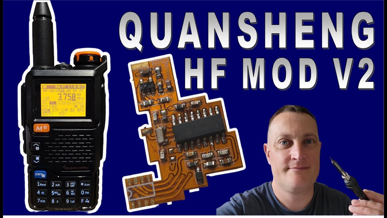 Quansheng HF Mod install with Pre Amp