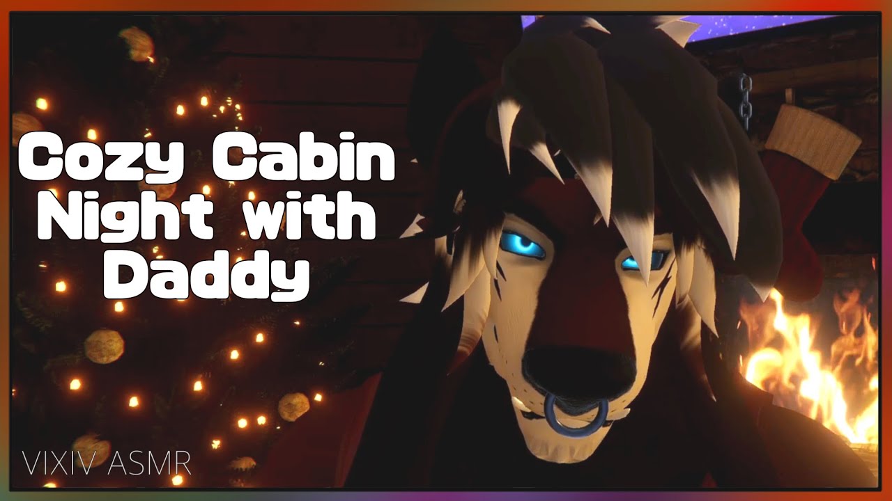 [Furry ASMR] A Cozy Cabin Night With Your BF // Holiday ASMR, Soft Speaking, Campfire, VISUALS