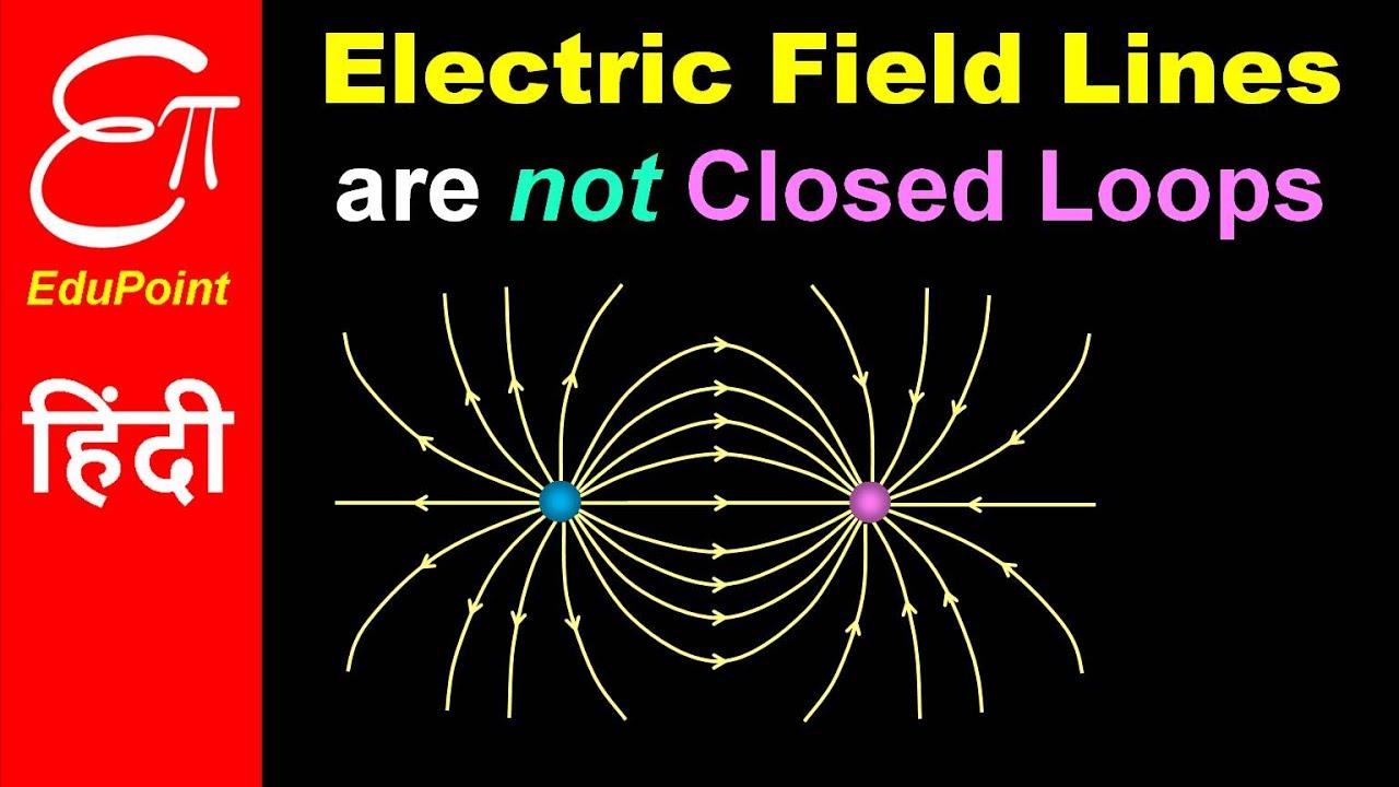 Electric Field Lines DO NOT form closed loops | video in HINDI