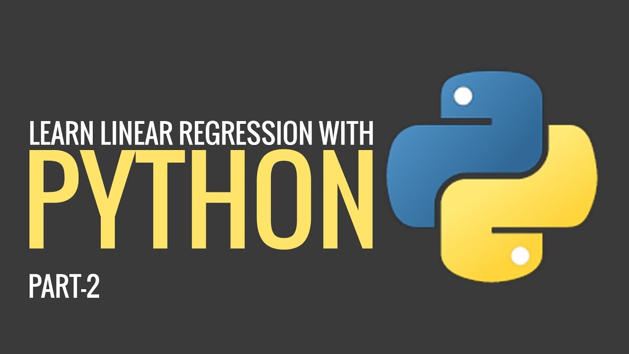 Learn Linear Regression with Python | Part 2 | Machine learning | Eduonix