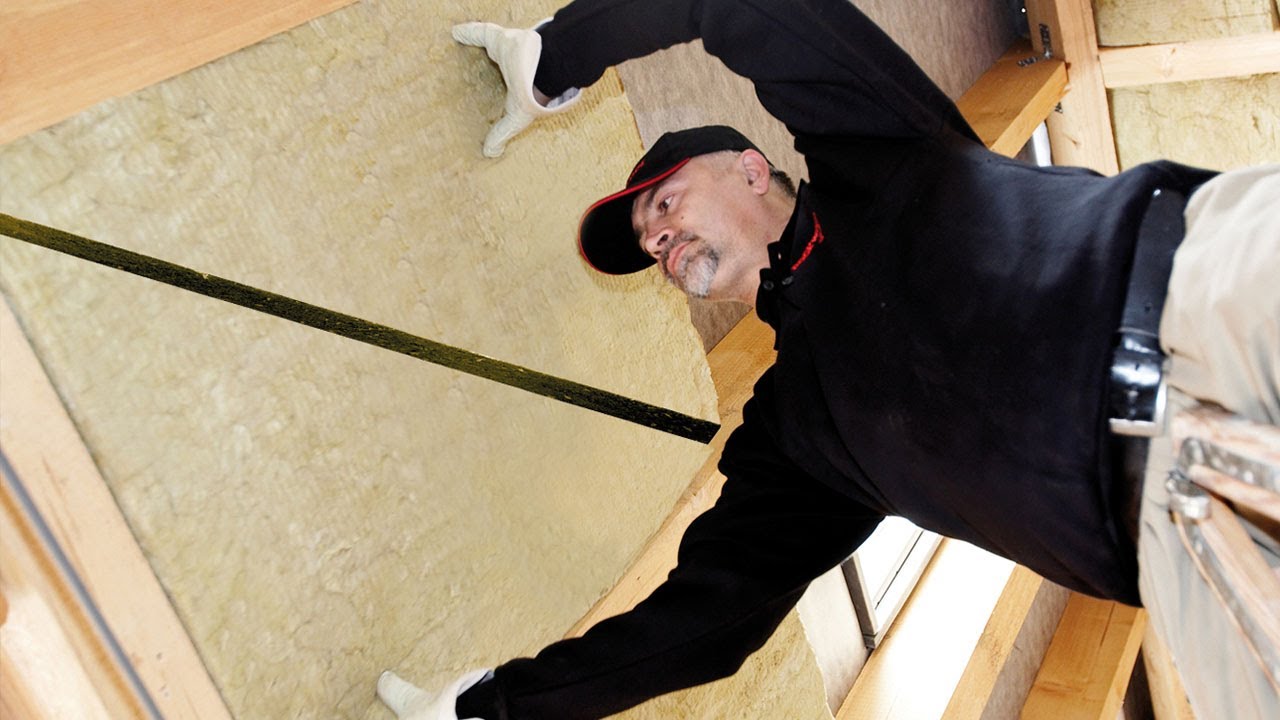 Isoler une toiture inclinée avec Rockroof Delta - laine de roche ROCKWOOL