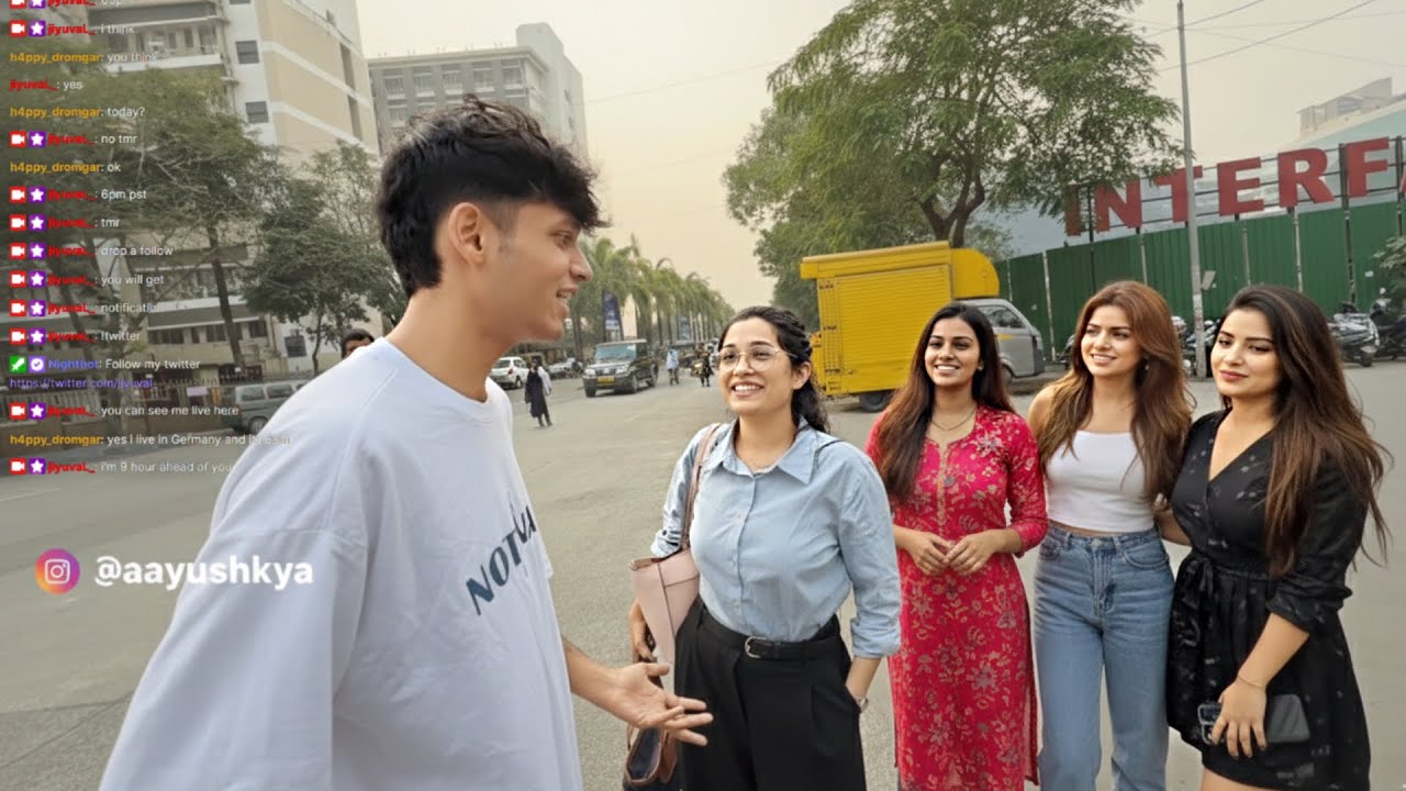 ALMOST GETTING BEATEN UP - PUBLIC IRL LIVESTREAM MUMBAI | HAIL AAYUSH !roadto30k