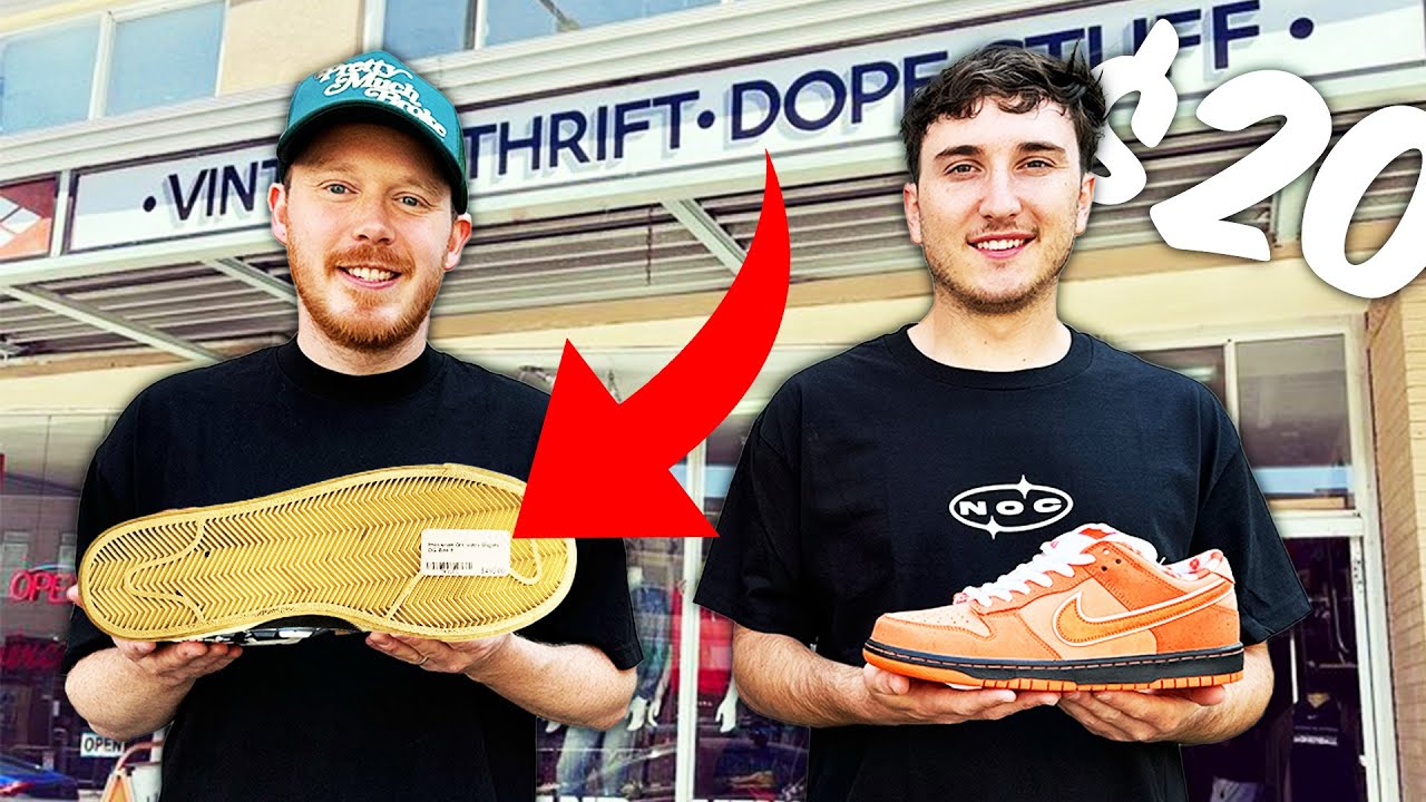 I Found WILD Sneakers At The THRIFT STORE With Harrison Nevel