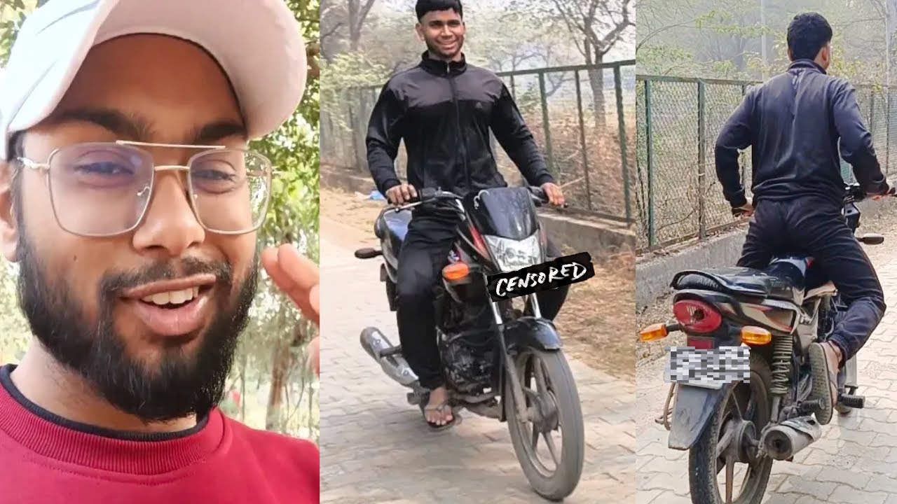 Ye Kese bike chala rha h 😂