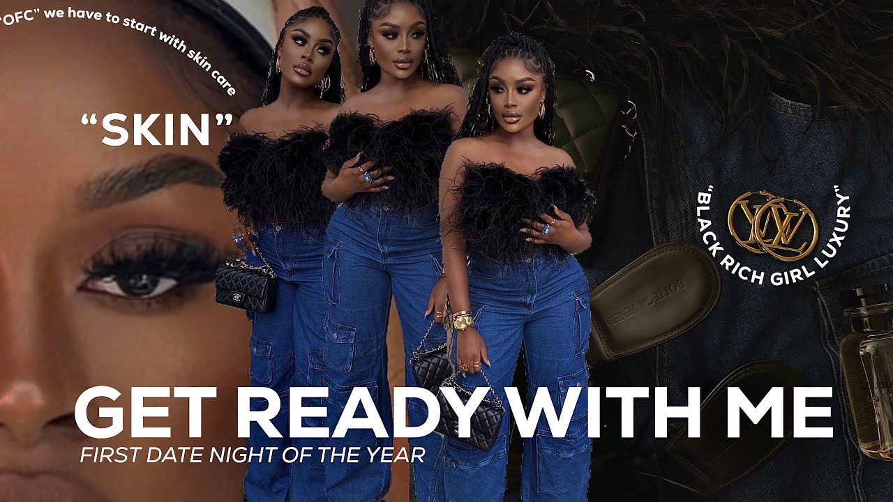 GET READY WITH ME | DATE NIGHT + MAKEUP + OUTFITS | ASHLEY DIOR GRWM