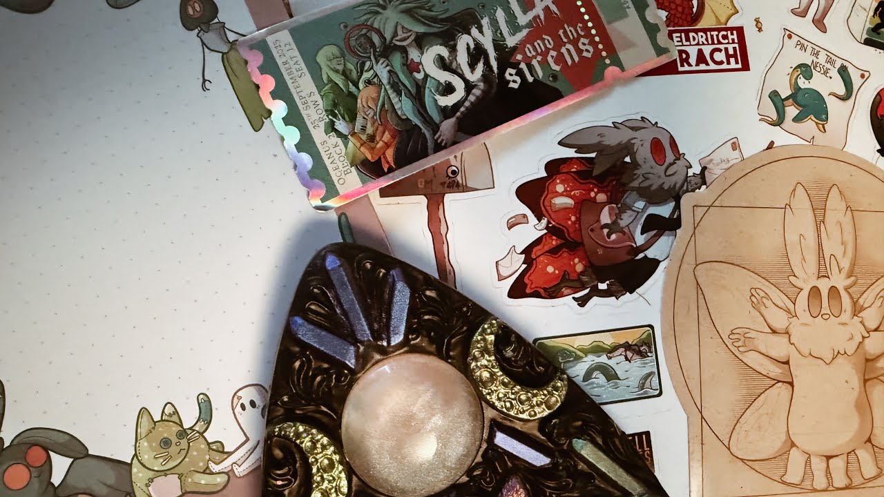 𓋼𓍊 𓆏 𓍊𓋼𓍊.☆ CRYPTIDS & WITCHY STICKER HAUL ☆.𓋼𓍊 𓆏 𓍊𓋼