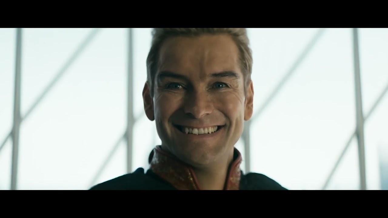 Homelander creepy smile