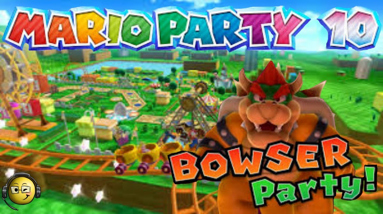 Let's Play Mario Party 10: Mushroom Park! (Bowser Party Mode: Team Bowser & Team Mario)