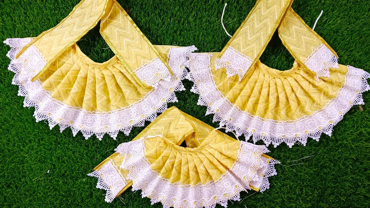 How to make dress for Lord Jagannath, Balaram and Subhadra maa dress making at home |