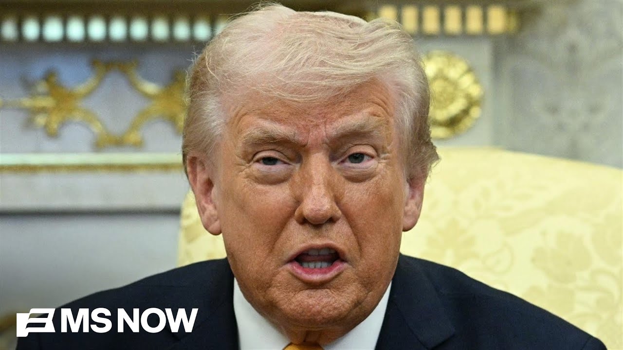Trump to MS NOW: We could leave Iran right now but that's not an acceptable situation