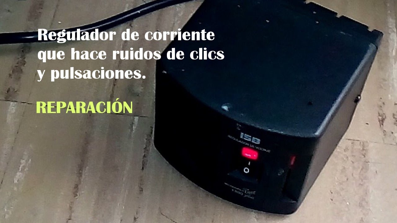 Regulador que hace sonidos de clics