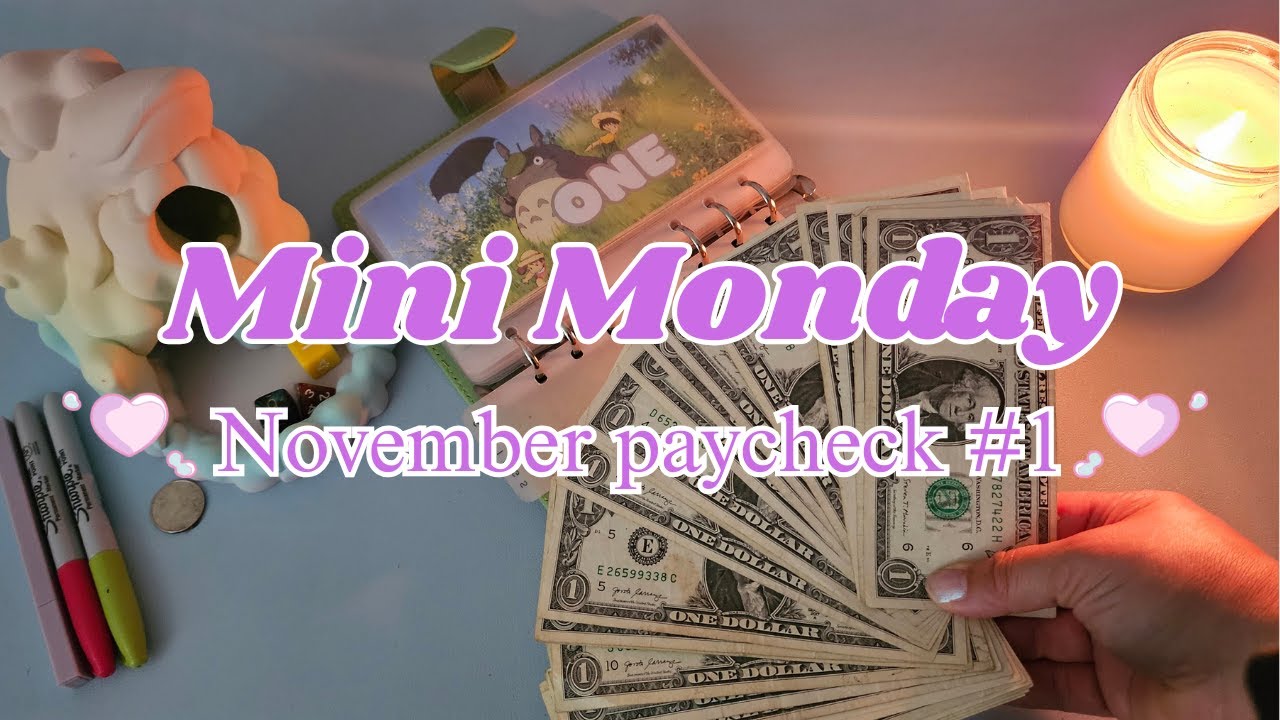 $30 Mini Monday | November Paycheck #1 | I Made A Cutting Board 🥰
