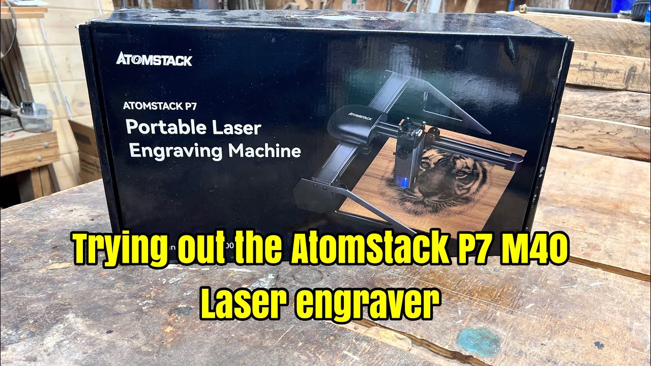My new AtomStack P7 portable laser engraving machine