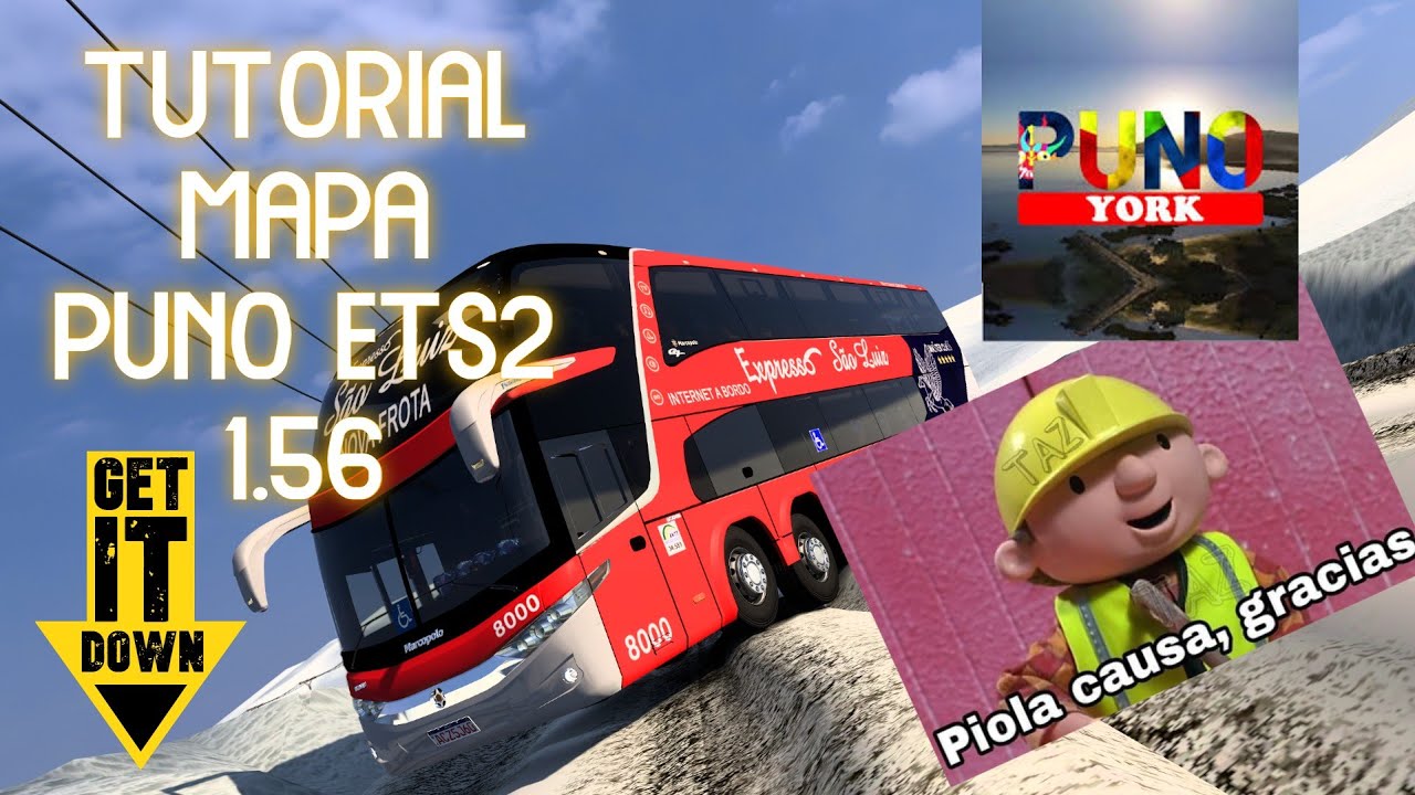 TUTORIAL DESCARGAR MAPA PUNO ETS2 1.56 | Mapa Per&uacute; | Link Del Mapa + Perfil Dinero y Experiencia