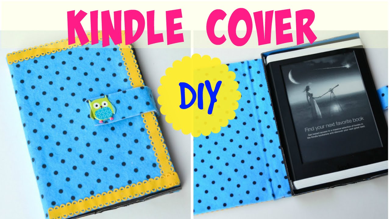 DIY Crafts: Kindle Paperwhite Cover tutorial!! Very easy and durable.